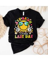 Bye Bruh Happy Last Day Of School Teacher Boys Girls Summer Shirt Unisex Standard T-Shirt black s